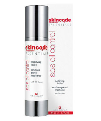 تصویر  لوسیون مات کننده پوست چرب اسکین کد    Skincode