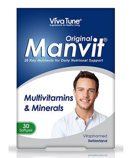 تصویر  کپسول مولتی ویتامین من ویت      Viva Tune Manvit Origina