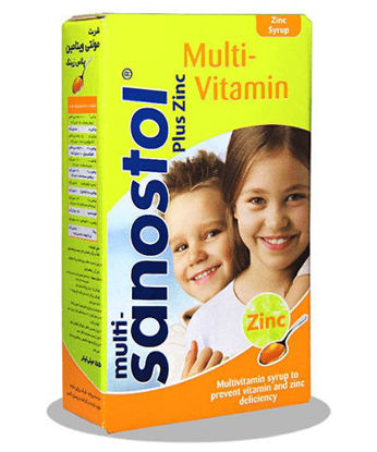 تصویر  شربت مولتی سانستول پلاس زینک   Multi sanostol plus zinc syrupe