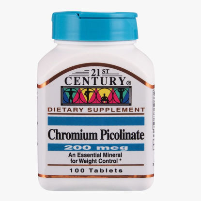 تصویر  قرص کرومیوم پیکولینات      Century Chromium Picolinate