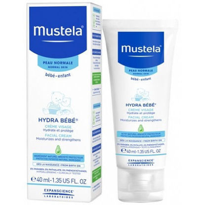 تصویر  کرم مرطوب کننده پوست کودک موستلا   mustela
