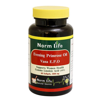 تصویر  کپسول ایوینینگ پرایم رز روغن گل مغربی     Evening Primrose Oil Vana E.P.O
