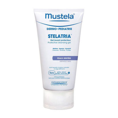 تصویر  ژل شستشو و محافظ بدن و نواحی پوشک استلاتریا موستلا    mustela