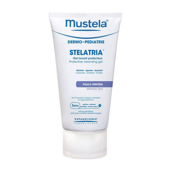 تصویر  ژل شستشو و محافظ بدن و نواحی پوشک استلاتریا موستلا    mustela