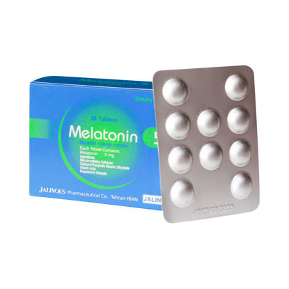 تصویر  قرص ملاتونین 5 میلی گرم    Melatonin 5