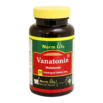 تصویر  قرص واناتونین ملاتونین   Norm Life Melatonin Vanatonin