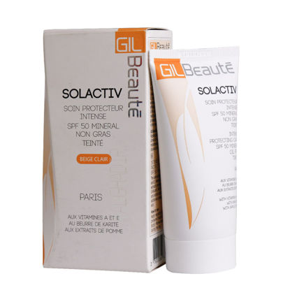 تصویر  ضد آفتاب مینرال رنگی SPF50 بژ روشن ژیل بوته   GIL BEAUTE