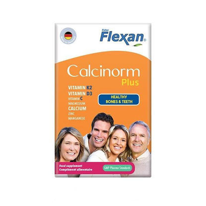تصویر  قرص کلسی نورم پلاس فلکسان    Calcinorm Plus