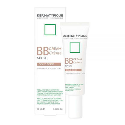 تصویر  بی بی کرم SPF20 رنگ گلد بژ درماتیپیک   DERMATYPIQUE