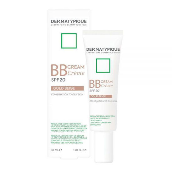 تصویر  بی بی کرم SPF20 رنگ گلد بژ درماتیپیک   DERMATYPIQUE