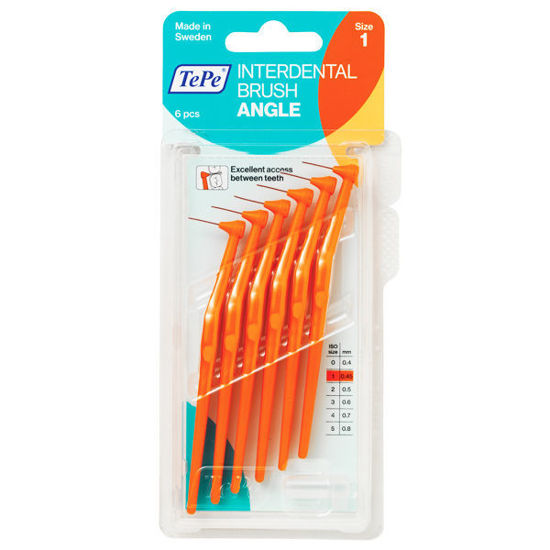 تصویر  مسواک بین دندانی مدل Angle سایز 1 ت پ   TePe