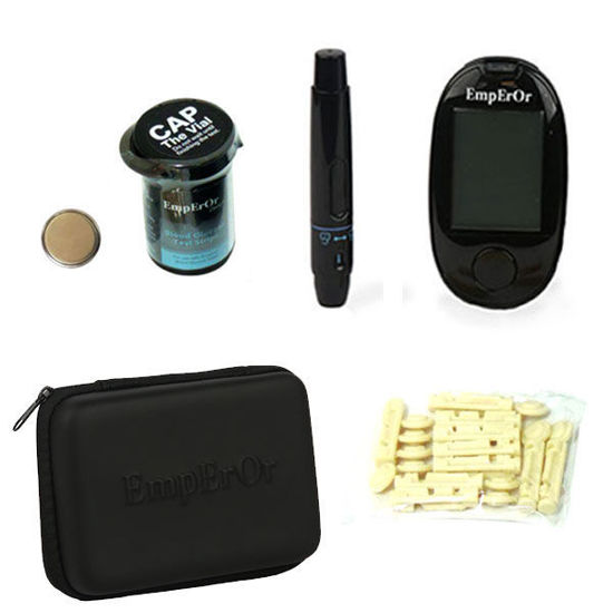 تصویر  دستگاه تست قند خون امپرور    EmpErOr Prodigy Blood Glucose Monitoring System
