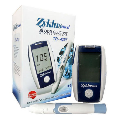 تصویر  دستگاه تست قند خون زیکلاس مد   Zyklusmed TD-4267 Blood Suger Meter