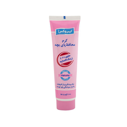 تصویر  کرم محافظ پای بچه ایروکس حاوی 10 درصد زینک اکساید      Irox Baby Nappy Cream 10% Zink Oxide