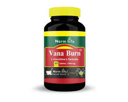تصویر  قرص ال کارنیتین وانا برن 1000 میلی گرم         Vana Burn 1000 mg L-carnitine