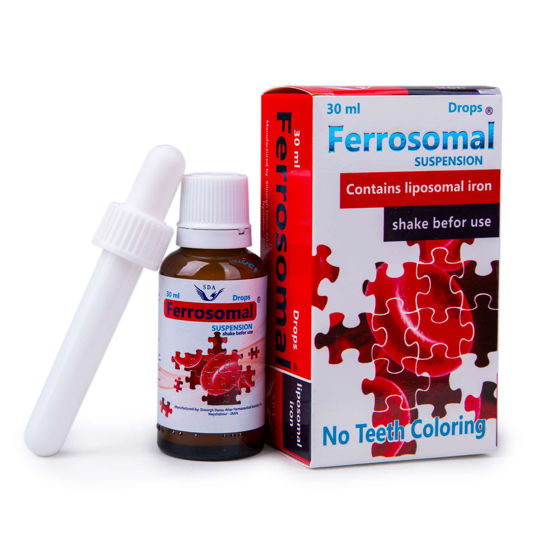 تصویر  قطره فروزومال  Ferrosomal Drops